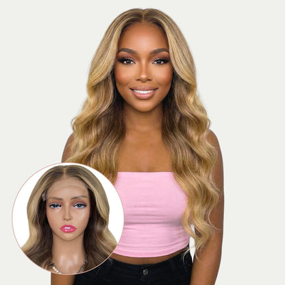 Aubrey Glueless 5x5 HD Lace Closure Wig – Colored 100% Human Hair