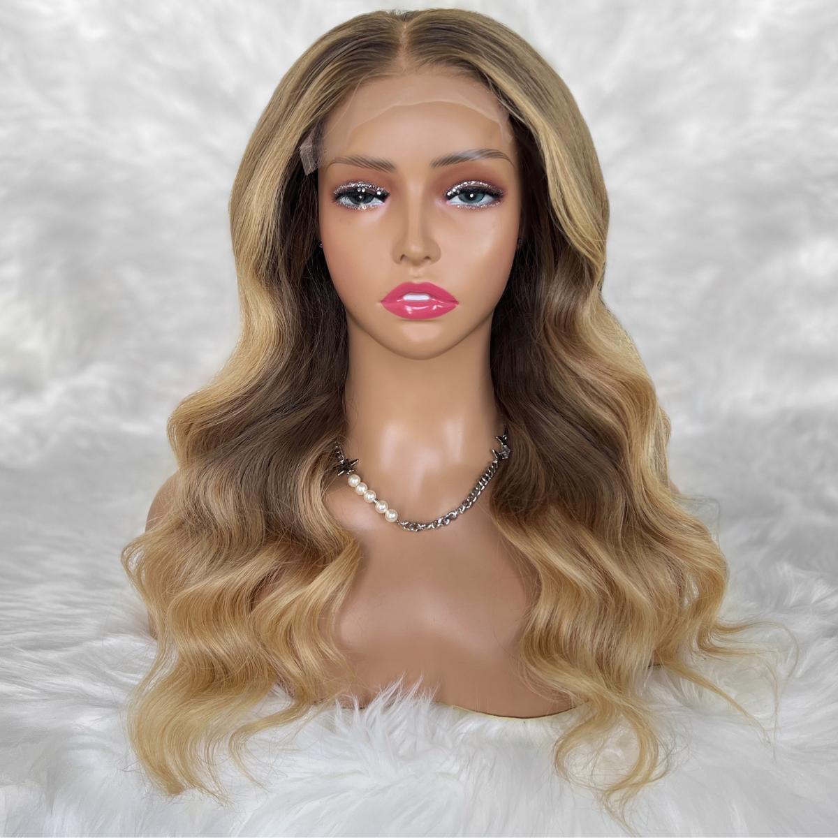 Aubrey Glueless 5x5 HD Lace Closure Wig – Colored 100% Human Hair
