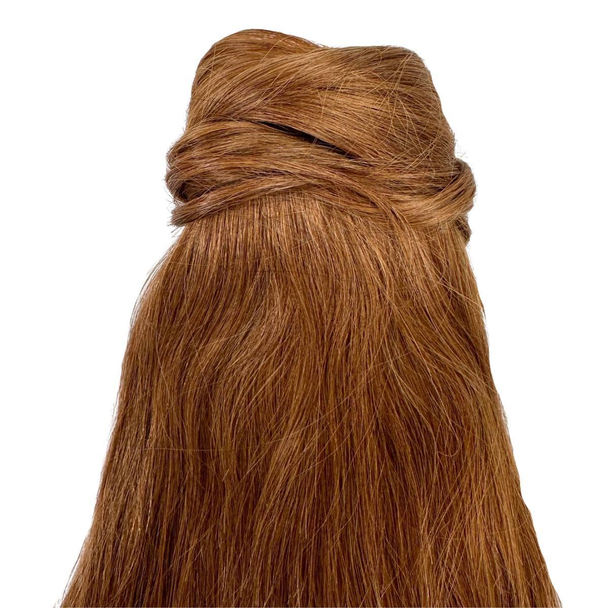 Auburn 20" Wrap-Around Ponytail Extension – 100% Human Hair