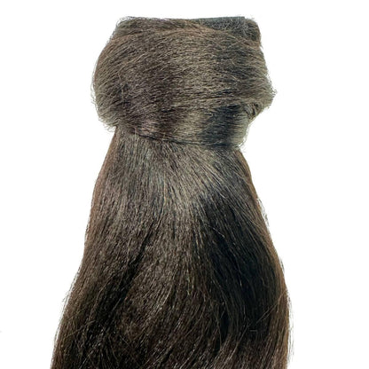 Yaki Straight Wrap-Around Ponytail Extension – 100% Human Hair