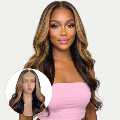 Zaria Glueless 5x5 HD Lace Closure Wig – Colored 100% Human Hair